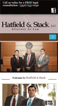 Mobile Screenshot of hatfieldandstack.com